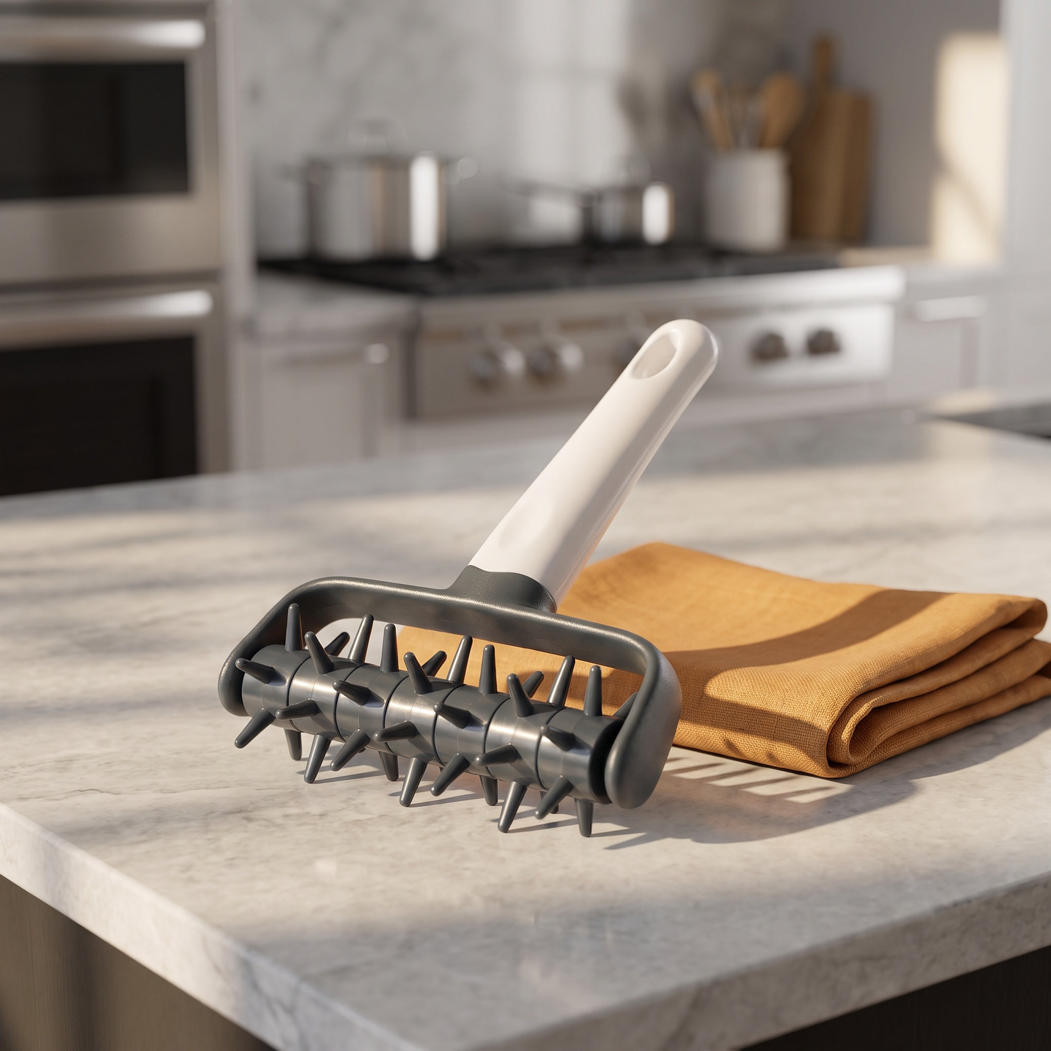 Kitchen Roller Baking - Plastic Pizza Hole Puncher Ergonomic Dough