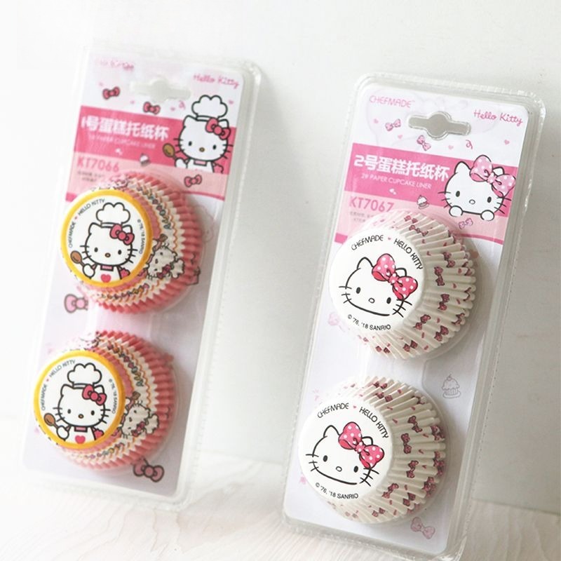 Baking Kitchen Set - Hello Kitty Printed Cupcake Liners Cute
