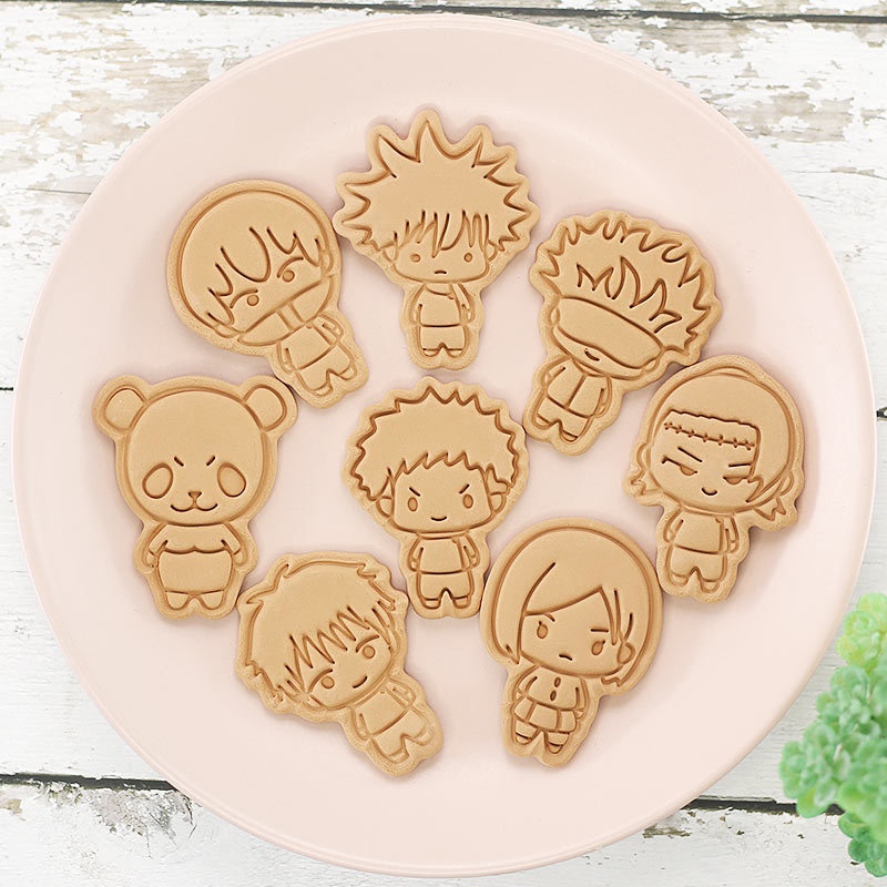 8pcs Jujutsu Kaisen Cake Cooki - Kitchen Kids Baking Set recension och pris