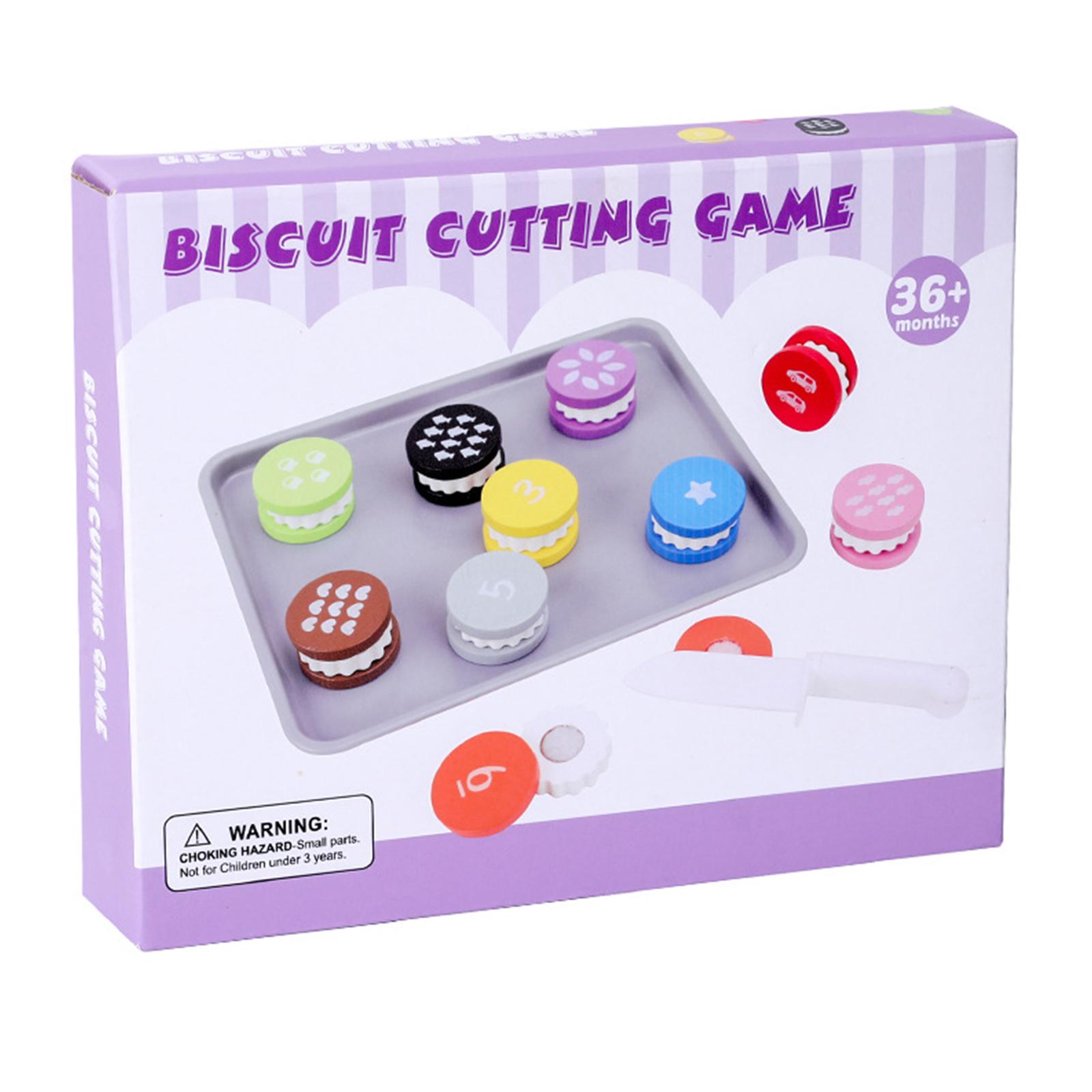 Wooden Toy Food Cookie Playset - Kitchen Kids Baking Set recension och pris