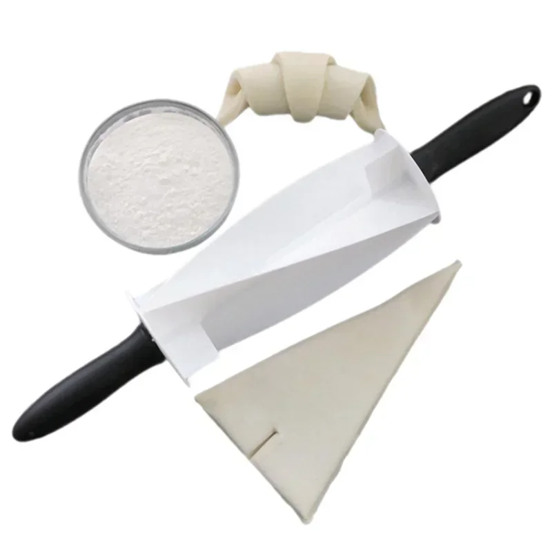 1pc Croissant Dough Cutter Pla - Kitchen Roller Baking recension och pris