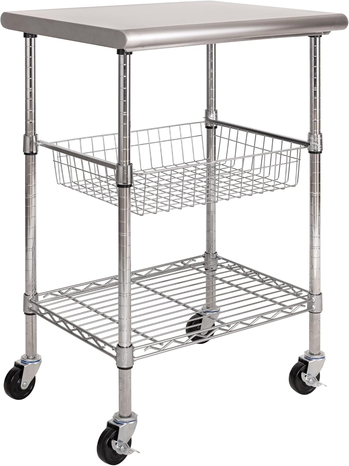 Stainless Steel Commercial Pre - Kitchen Baking Cart recension och pris