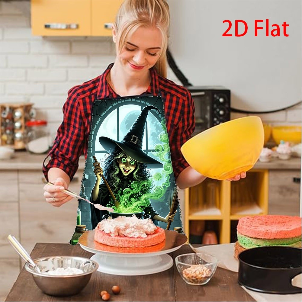 Funny Witch Cooking Apron, Hal - Kitchen Witch Baking recension och pris