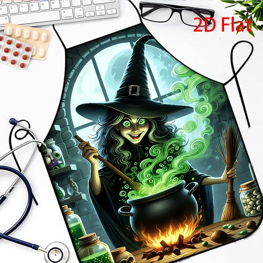 Funny Witch Cooking Apron, Hal - Kitchen Witch Baking recension och pris