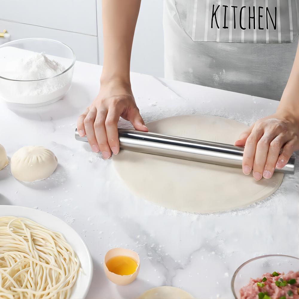 Stainless Steel Rolling Pin Ba - Kitchen Roller Baking recension och pris