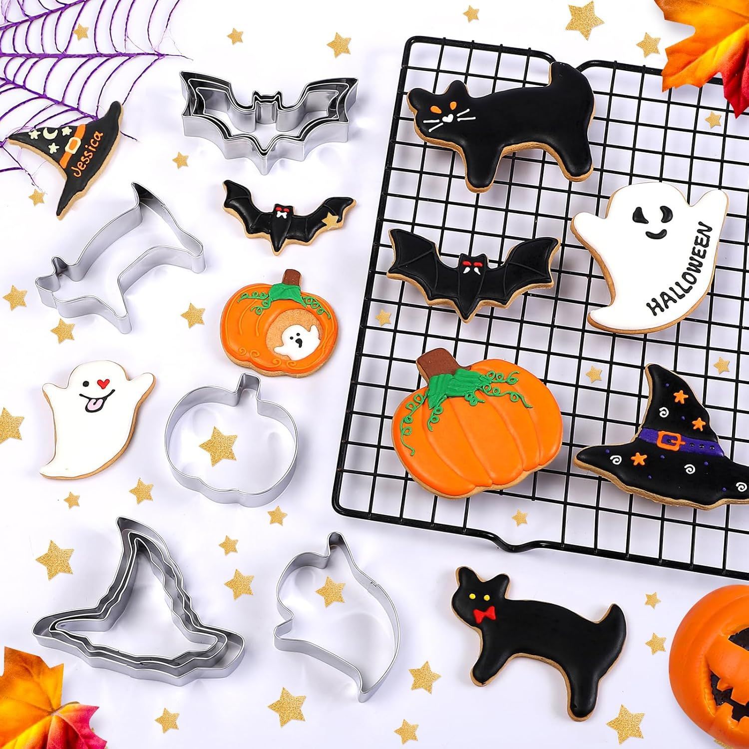 Halloween Cookie Mold 3-Piece  - Kitchen Witch Baking recension och pris