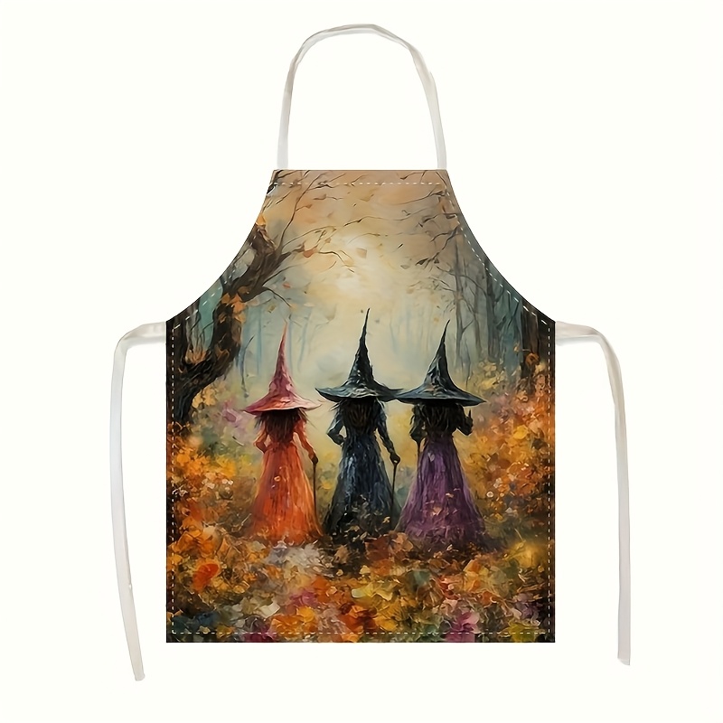 Witch Halloween Apron Women Sp - Kitchen Witch Baking recension och pris