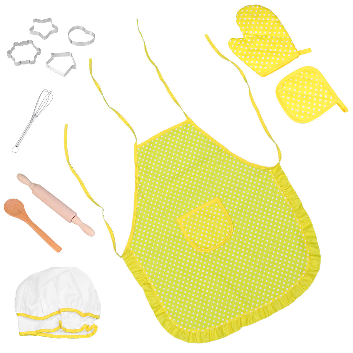 11Pcs Kids Kitchen Aprons Set  - Kitchen Kids Baking Set recension och pris