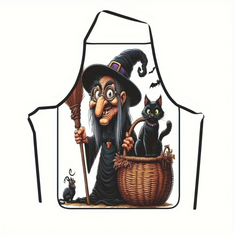 1pc Witch and Black Cat Themed - Kitchen Witch Baking recension och pris