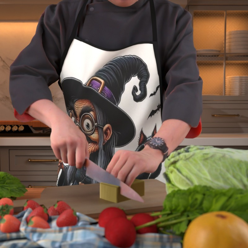 1pc Witch and Black Cat Themed - Kitchen Witch Baking recension och pris