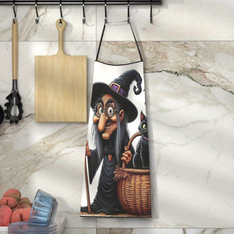 1pc Witch and Black Cat Themed - Kitchen Witch Baking recension och pris