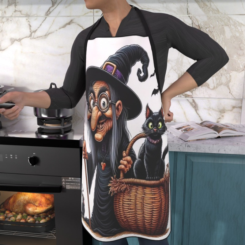 1pc Witch and Black Cat Themed - Kitchen Witch Baking recension och pris