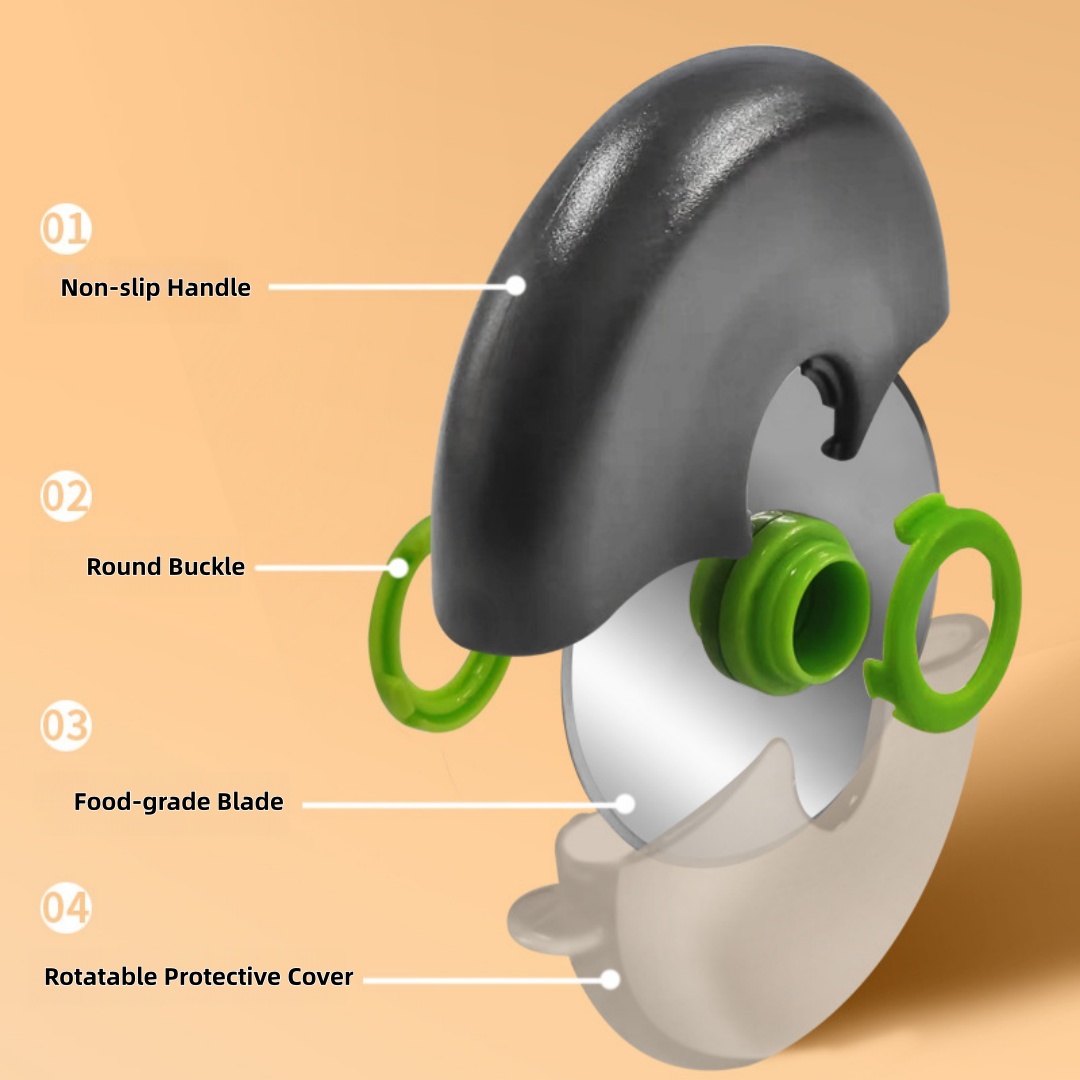 Stainless Steel Round Wheel Cu - Kitchen Roller Baking recension och pris