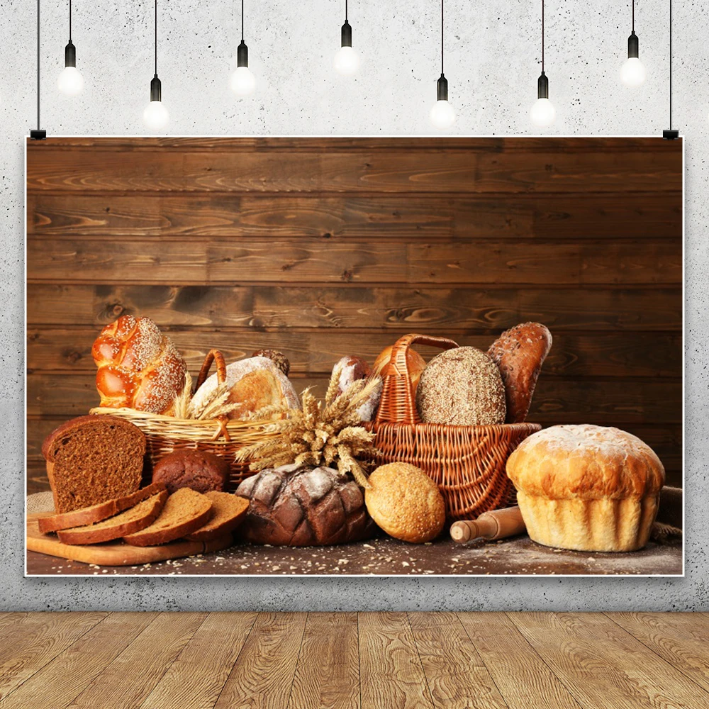Wooden Planks Backdrop Baking  - Kitchen Baking Background recension och pris