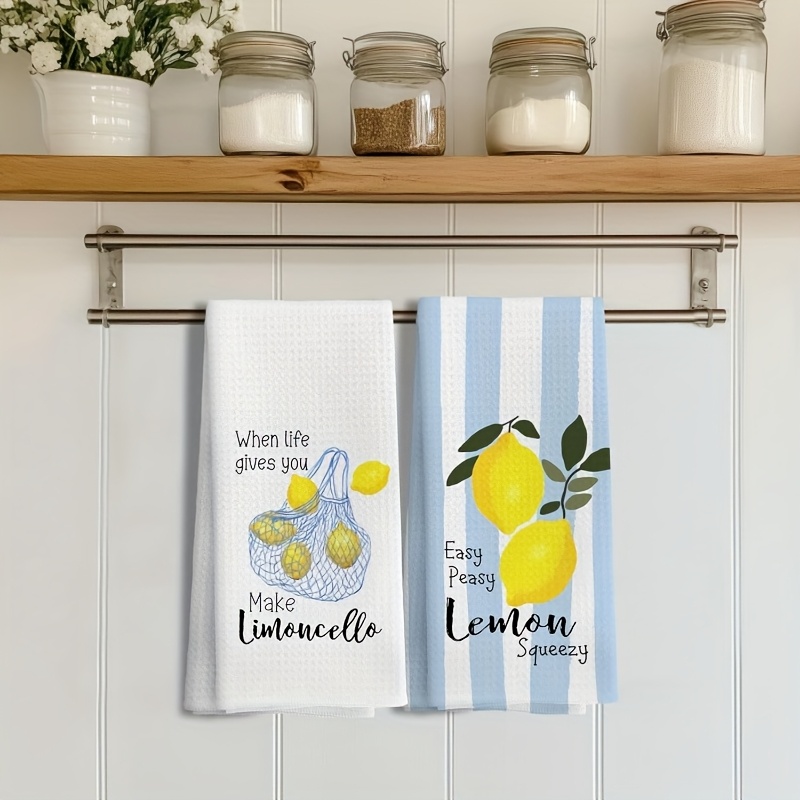 2Pcs, Lemon Mesh Kitchen Towel - Baking Kitchen Set recension och pris
