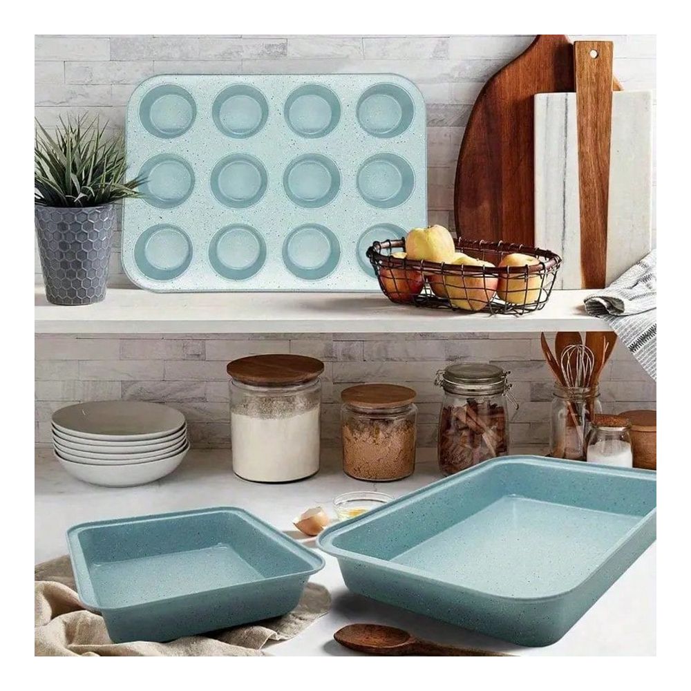 10 Piece Bakeware Set, NonStic - Baking Kitchen Set recension och pris