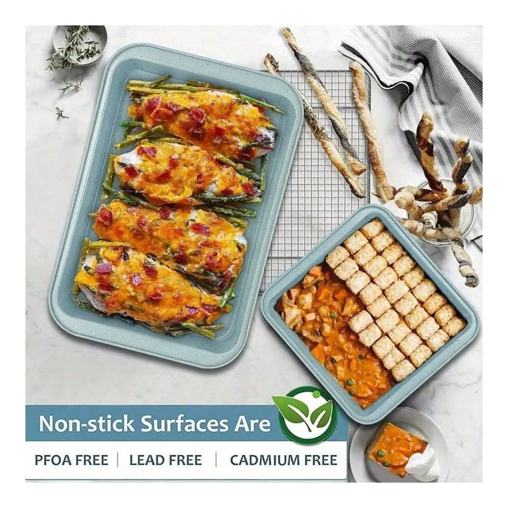 10 Piece Bakeware Set, NonStic - Baking Kitchen Set recension och pris