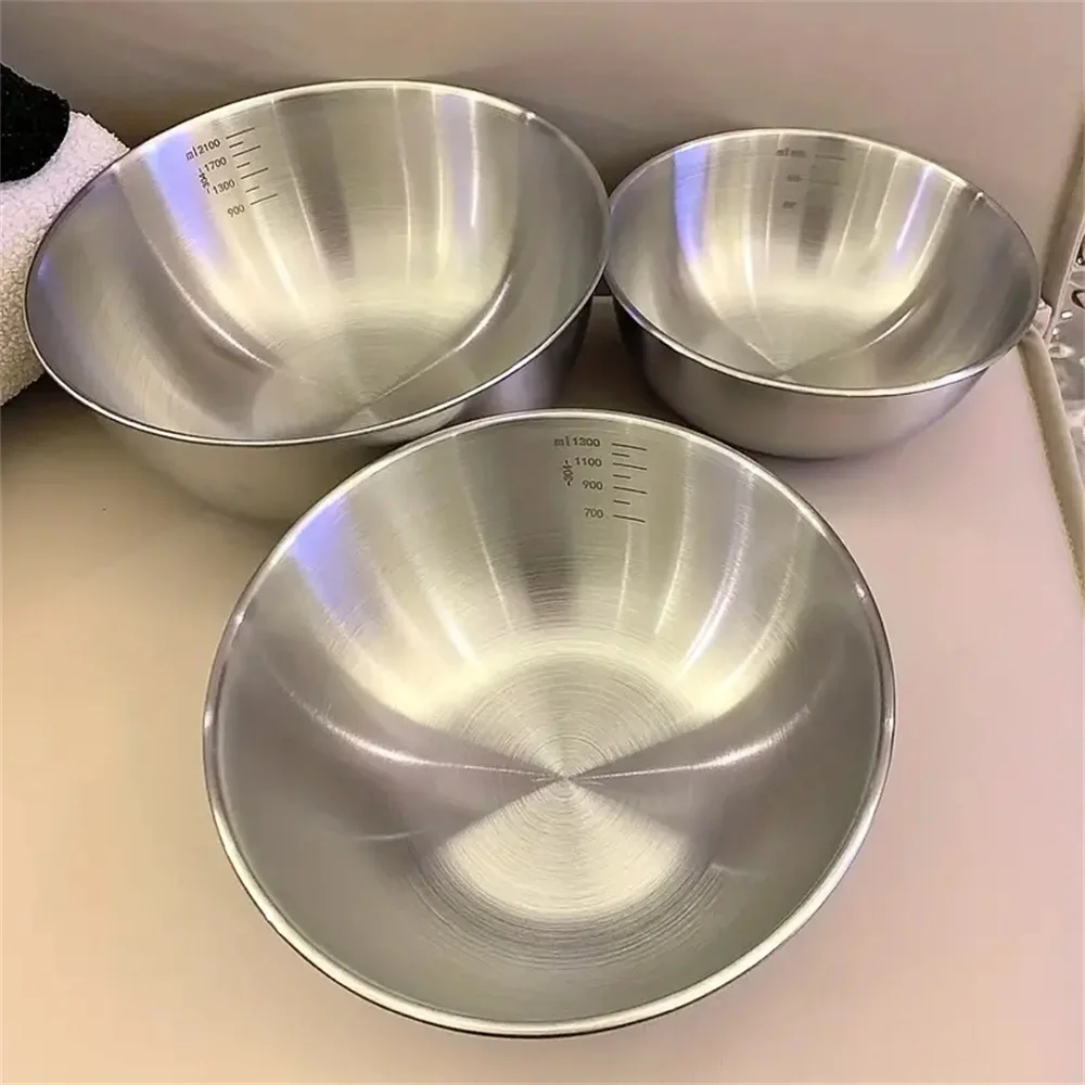 1-3 Stainless Steel Bowl Set w - Baking Kitchen Set recension och pris