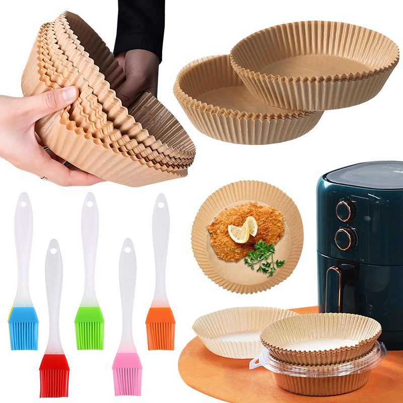 50/100PCS Air Fryer Paper Plat - Baking Kitchen Set recension och pris