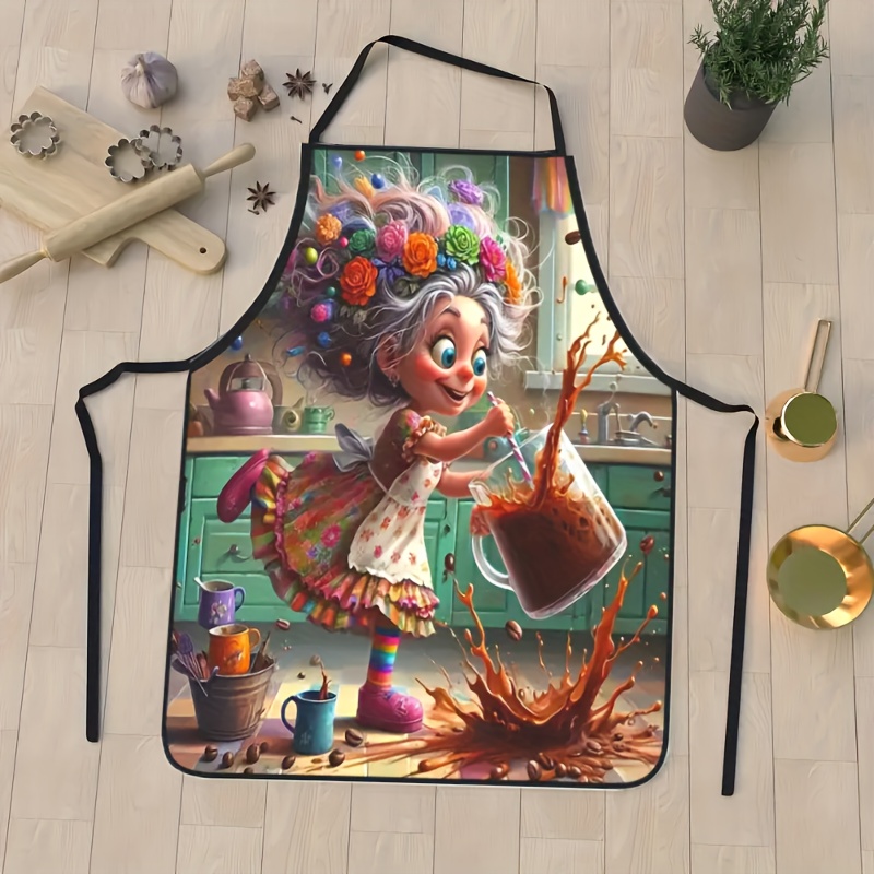 Cute Witch Cooking Kitchen Apr - Kitchen Witch Baking recension och pris