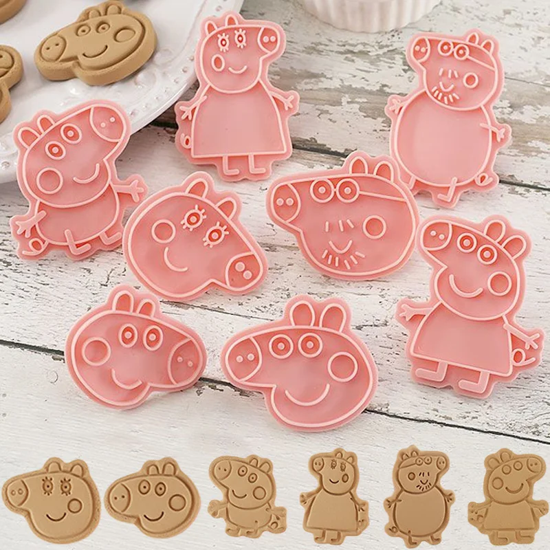 8Pcs Peppa Pig Cookie Cutter S - Baking Kitchen Set recension och pris