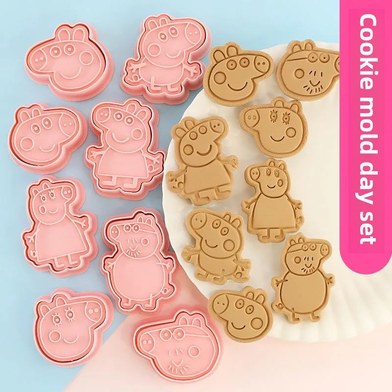 8Pcs Peppa Pig Cookie Cutter S - Baking Kitchen Set recension och pris