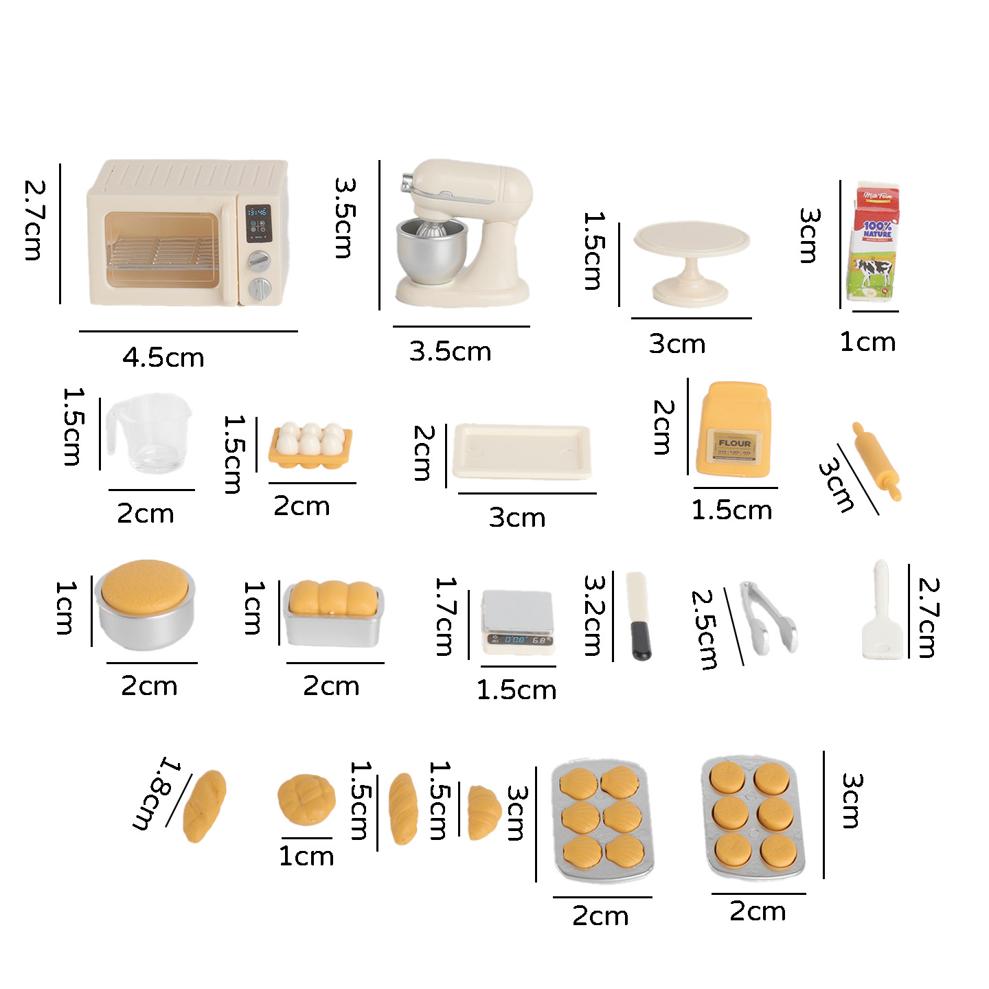 Mini Baking Pretend Play Set,  - Baking Kitchen Set recension och pris