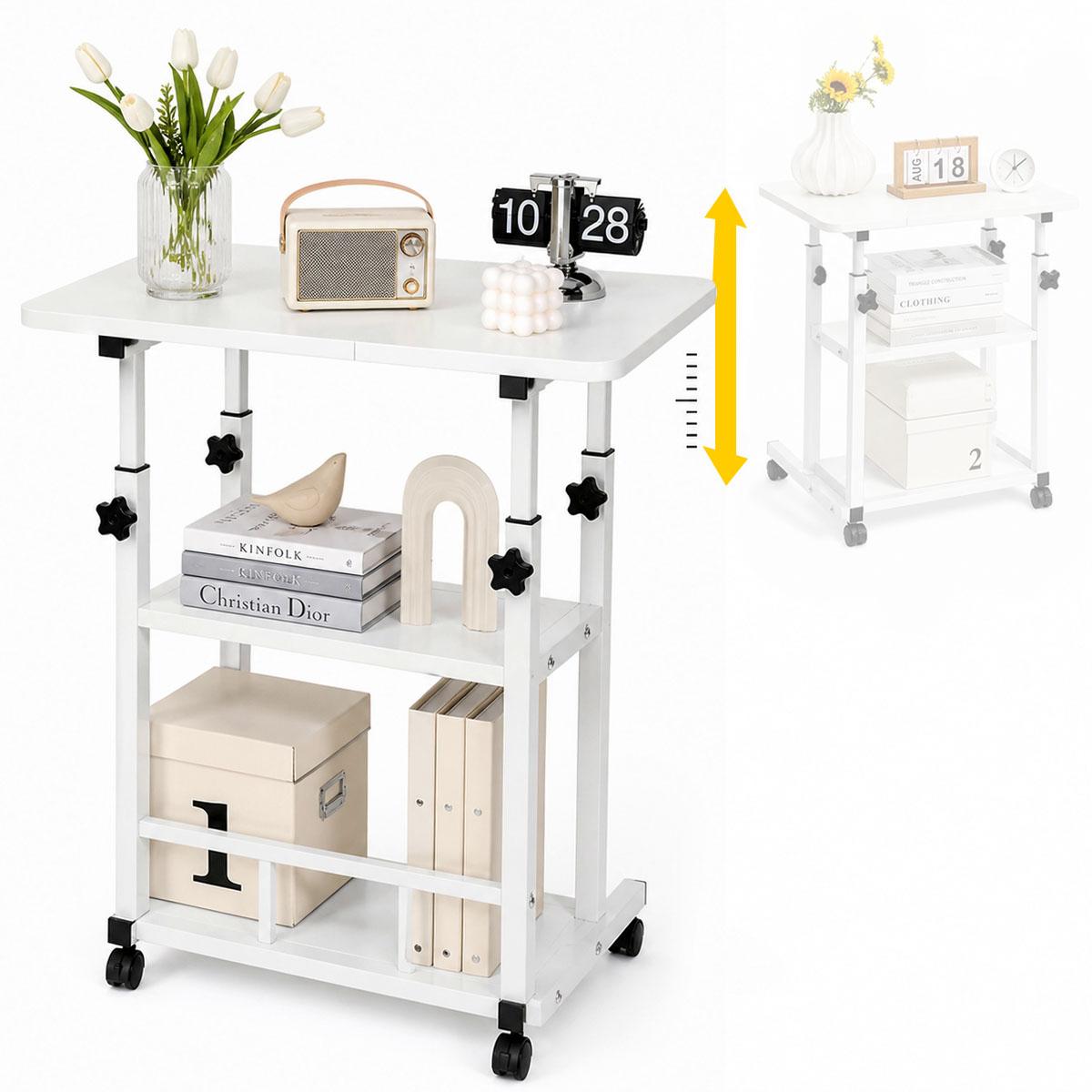3-Tier Adjustable Height Rolli - Kitchen Baking Cart recension och pris