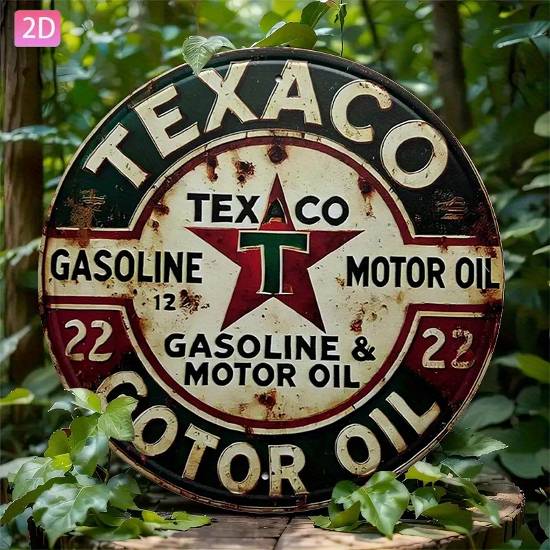 Vintage Texaco Oil Metal Sign— - Kitchen Uncle recension och pris