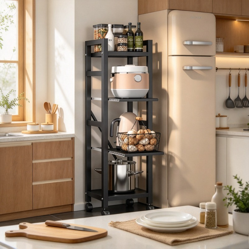 Pull-out Kitchen Rack, Floor P - Kitchen Baking Cart recension och pris