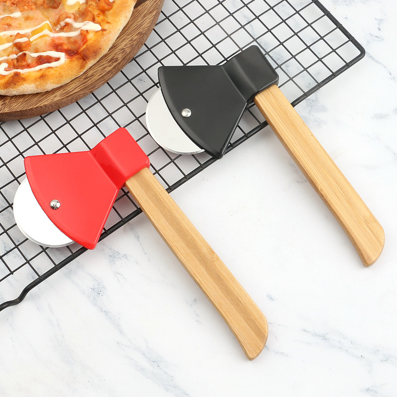 Wooden Handle Axe Shape Pizza  - Kitchen Roller Baking recension och pris