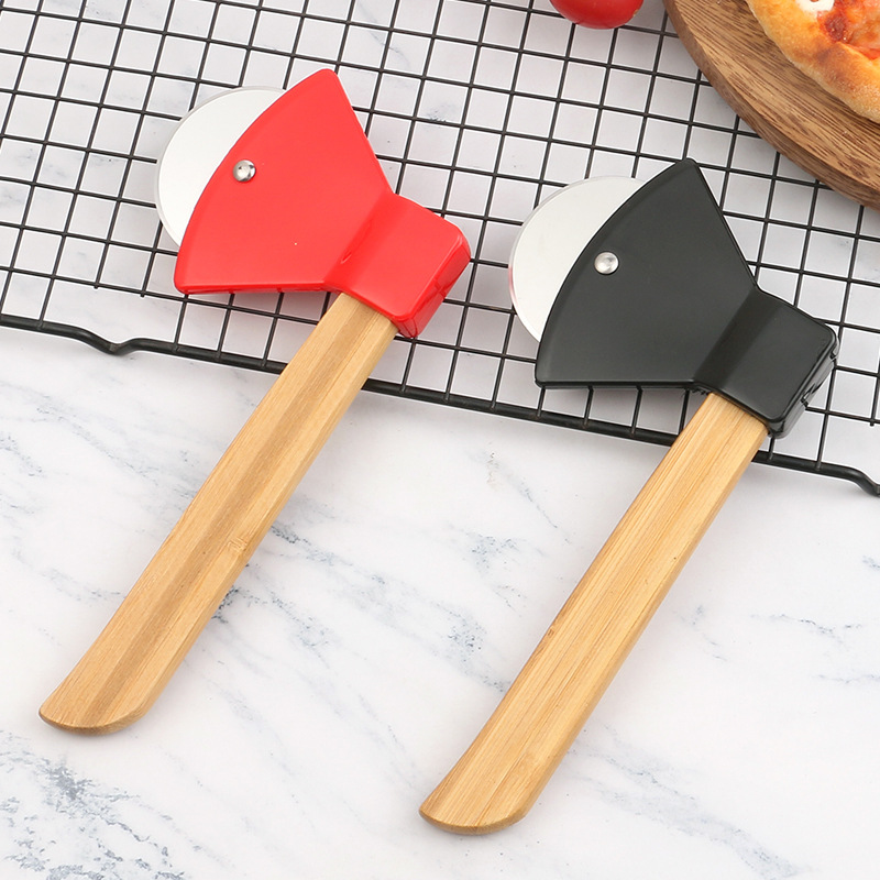Wooden Handle Axe Shape Pizza  - Kitchen Roller Baking recension och pris