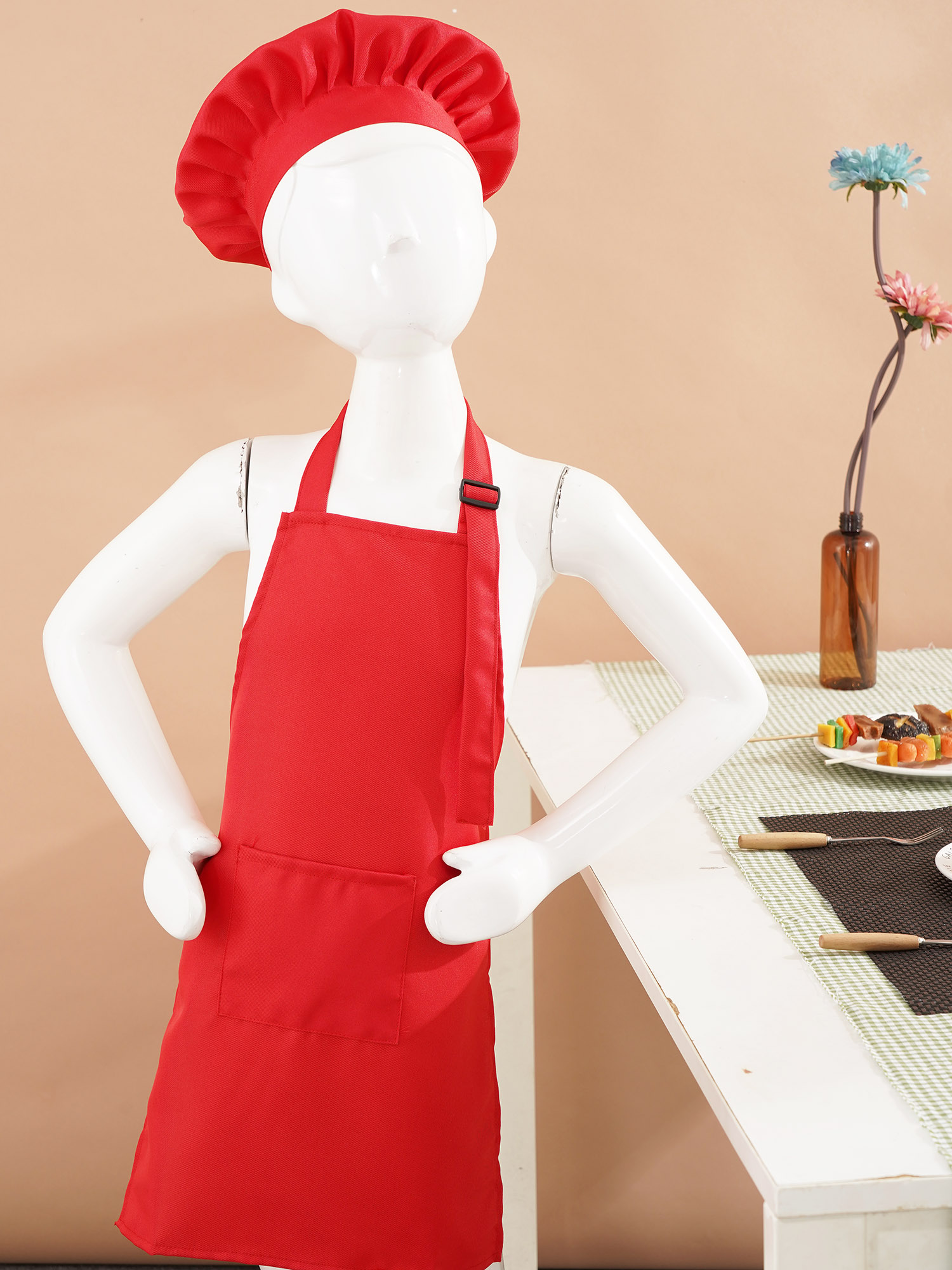 Unisex Chirdren Aprons Adjusta - Kitchen Kids Baking Set recension och pris