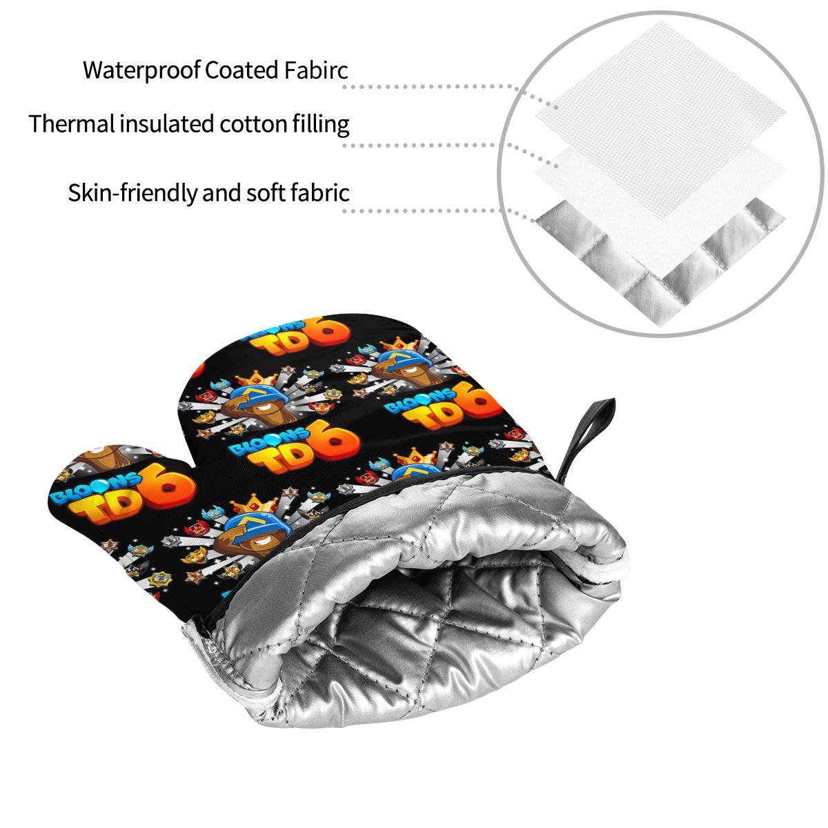 Bloons Td 6 For Kids Oven Mitt - Kitchen Kids Baking Set recension och pris