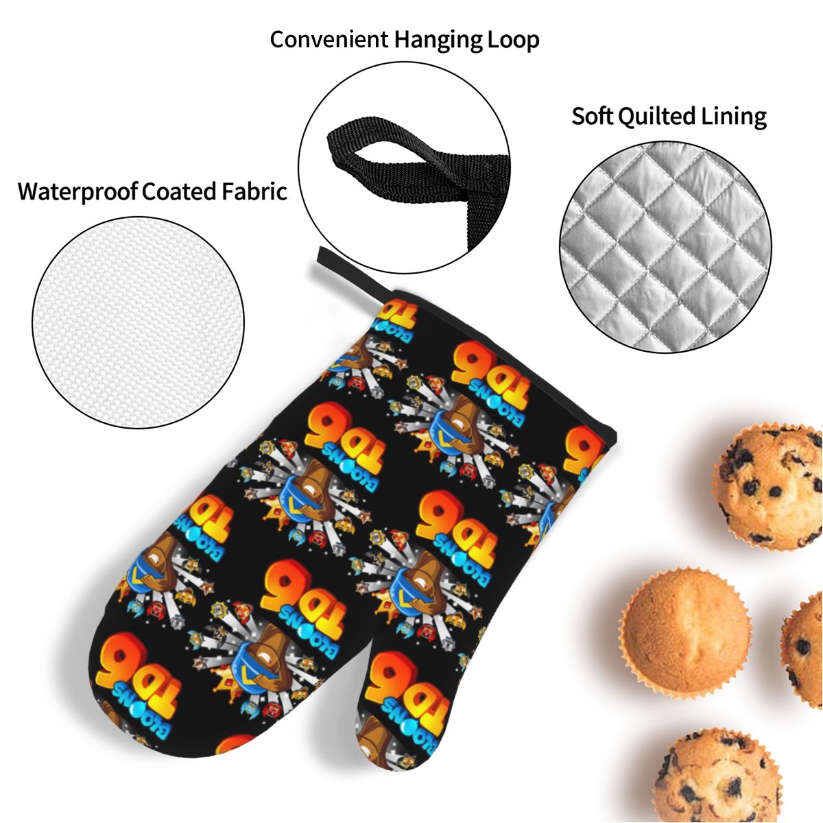Bloons Td 6 For Kids Oven Mitt - Kitchen Kids Baking Set recension och pris
